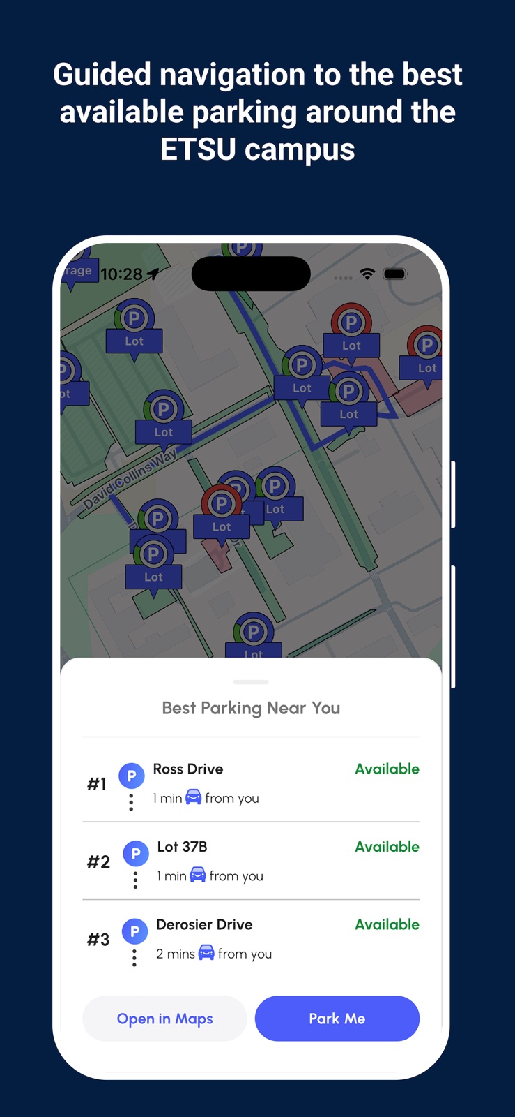 ETSU Parking iphone screenshot 4