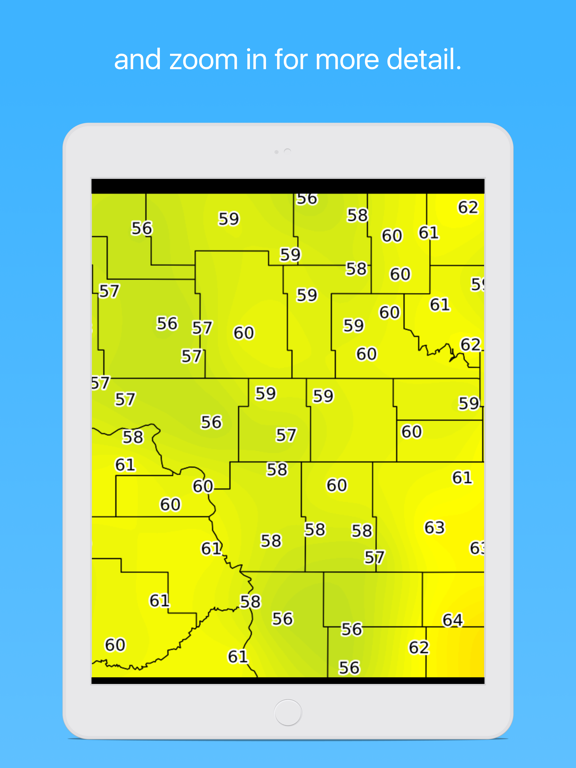 NDAWN Inversion iPad screenshot 5 - Weather app
