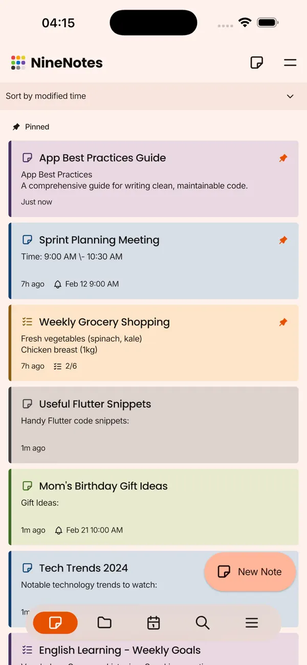 #1. NineNotes (iOS) By: DTECH SOLUTIONS