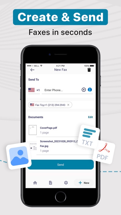 Fax Desk: Send & Receive Faxes