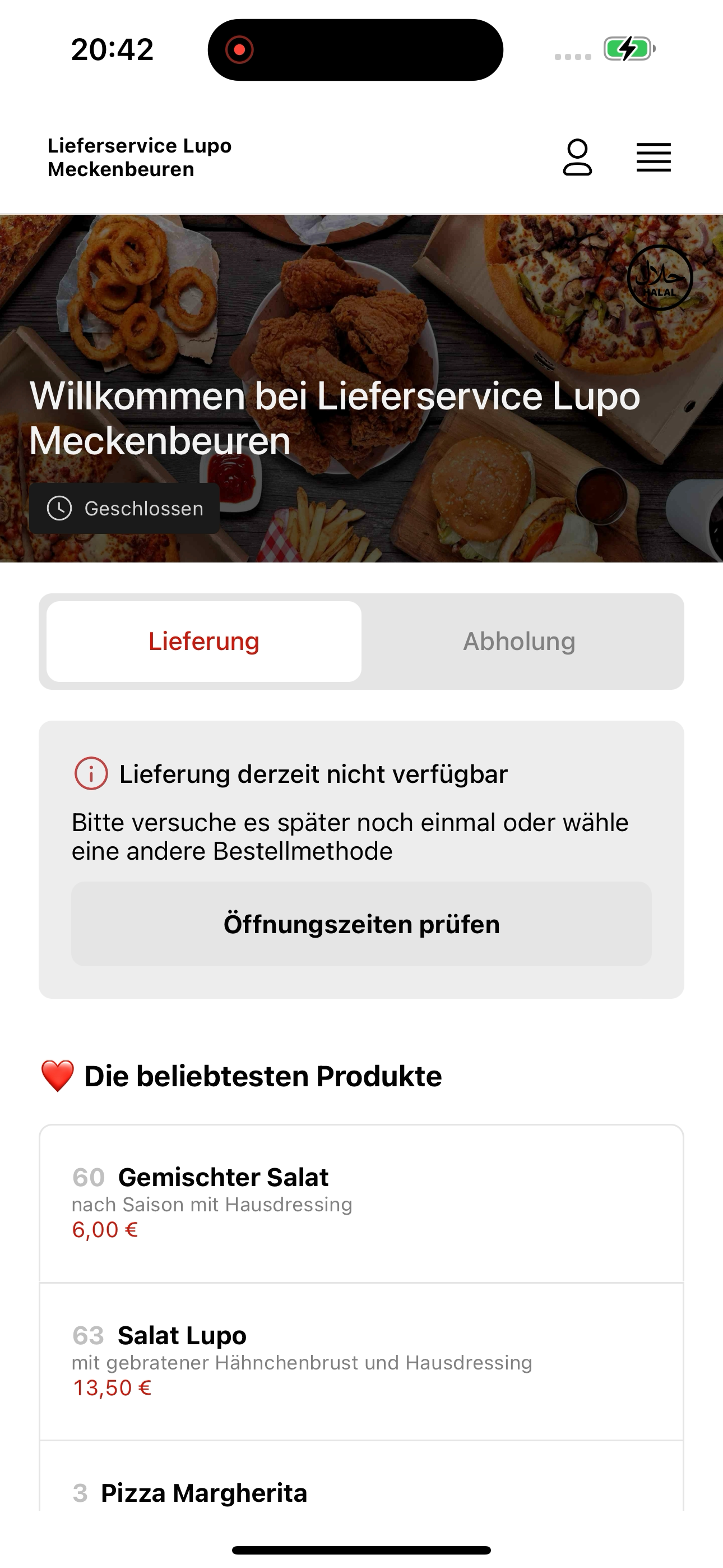 Lieferservice Lupo screenshot 3