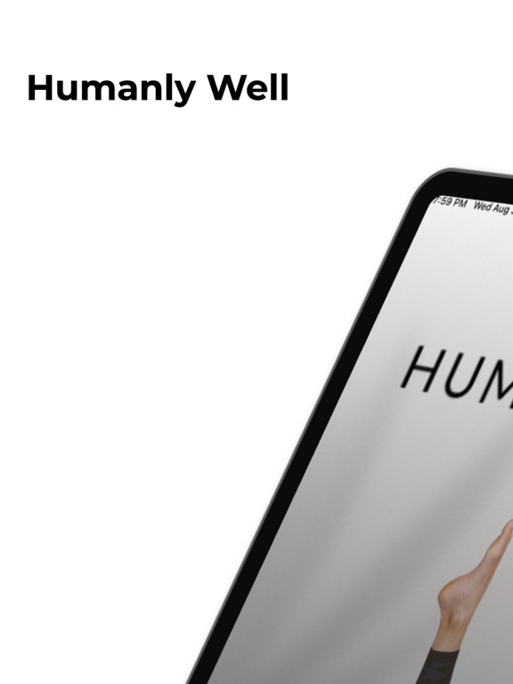 Humanlywell iPad screenshot 1 - Health & Fitness app