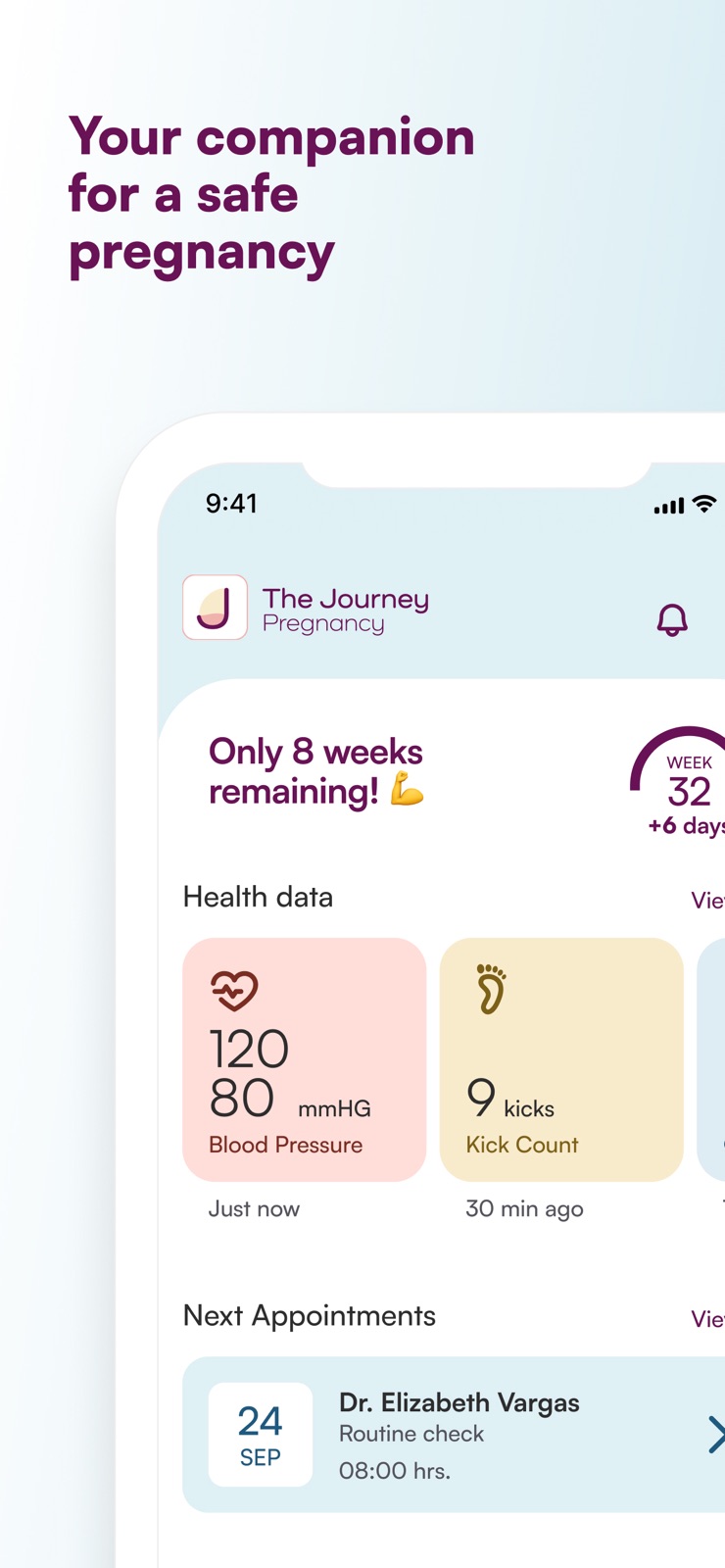 The Journey Pregnancy Tracker iphone screenshot 4