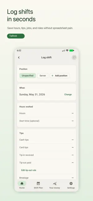 Tipbook: Tip Tracker screenshot 4