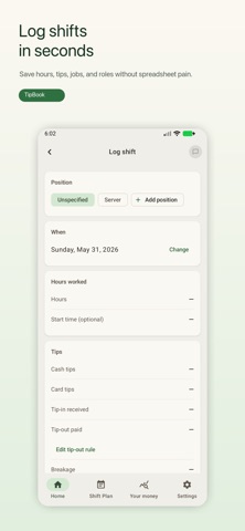 Tipbook: Tip Tracker Screenshot 4 of 5
