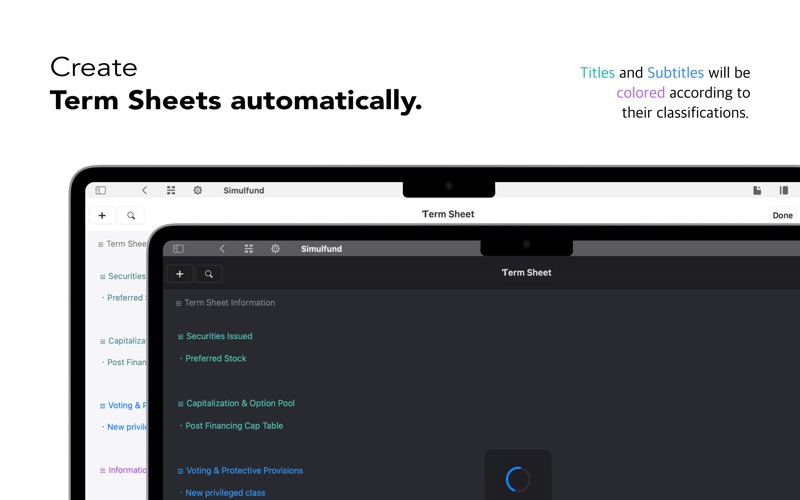 Simulfund - Startup Funding Screenshot
