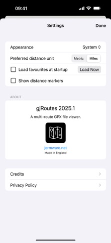 gjRoutes screenshot