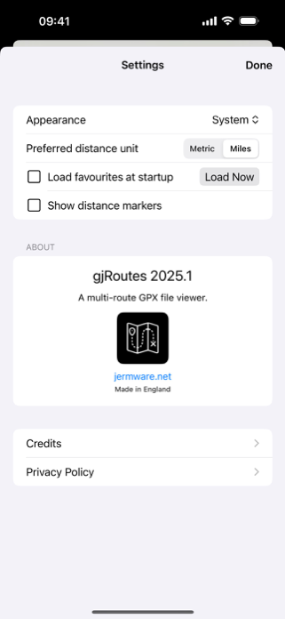 gjRoutes Screenshot 9 of 10