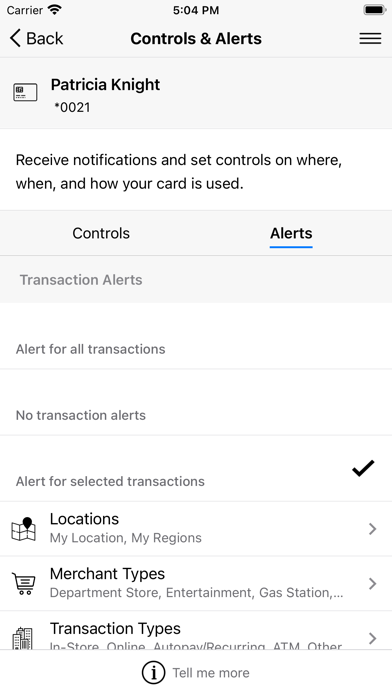 TNBANK Smart Card Screenshot