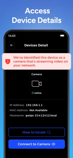 Скриншот Hidden Camera Detector - Peek на iPhone 6