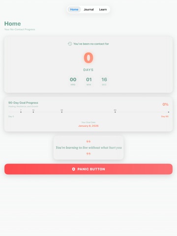 No Contact Tracker - BreakUp iPad screenshot