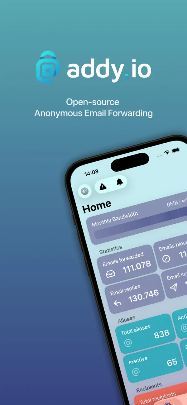 Screenshot #1 pour addy.io