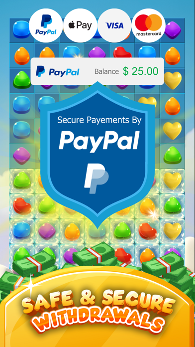 Sugar Cash Match3 Money Prizes Screenshot