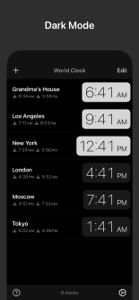 World Clock Time Zone Widgets screenshot #9 for iPhone