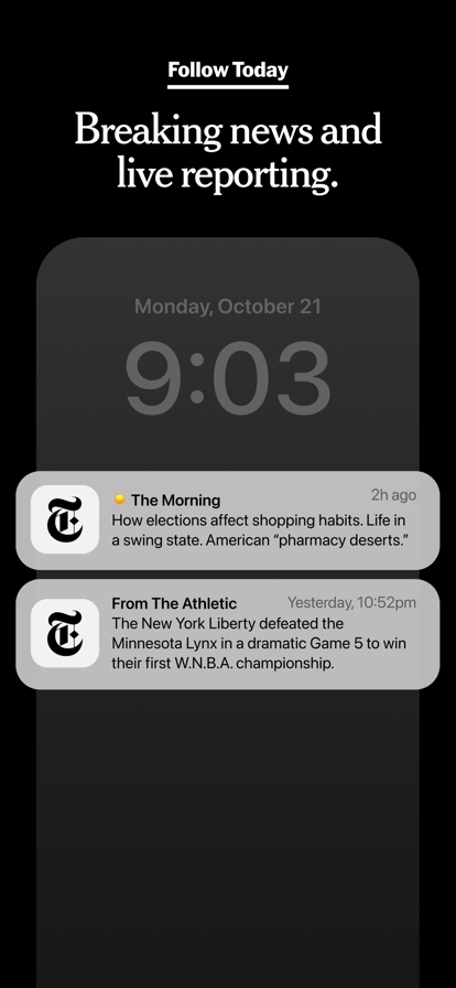 The New York Times Apps Screenshots