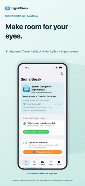 SignalBreak: Screen Discipline screenshot 1