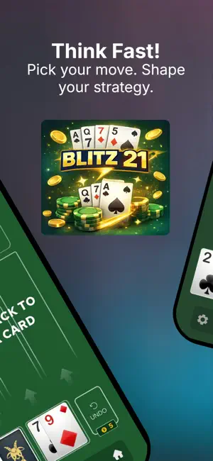 Blitz21: Fast Card Puzzle screenshot 2