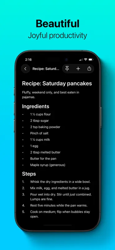 GO Notes Markdown Editor screenshot 4 of 4