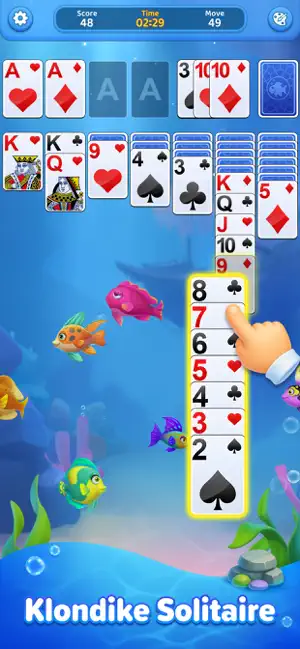 Solitaire Fish World screenshot 1