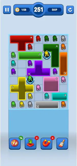 Drop Color Away Block Puzzle screenshot 3