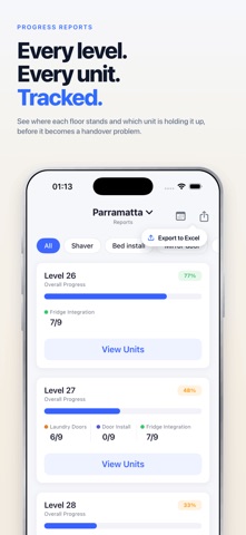 Fitout Flow: Construction App screenshot