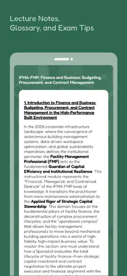 IFMA Exam Prep: With AI iPhone Screenshot 5