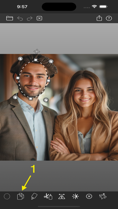 Facecopy: Face Swap Pic Editor iPhone screenshot 7 - Graphics & Design app