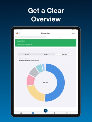 Money Tracker+ Budgeting App iPad screenshot