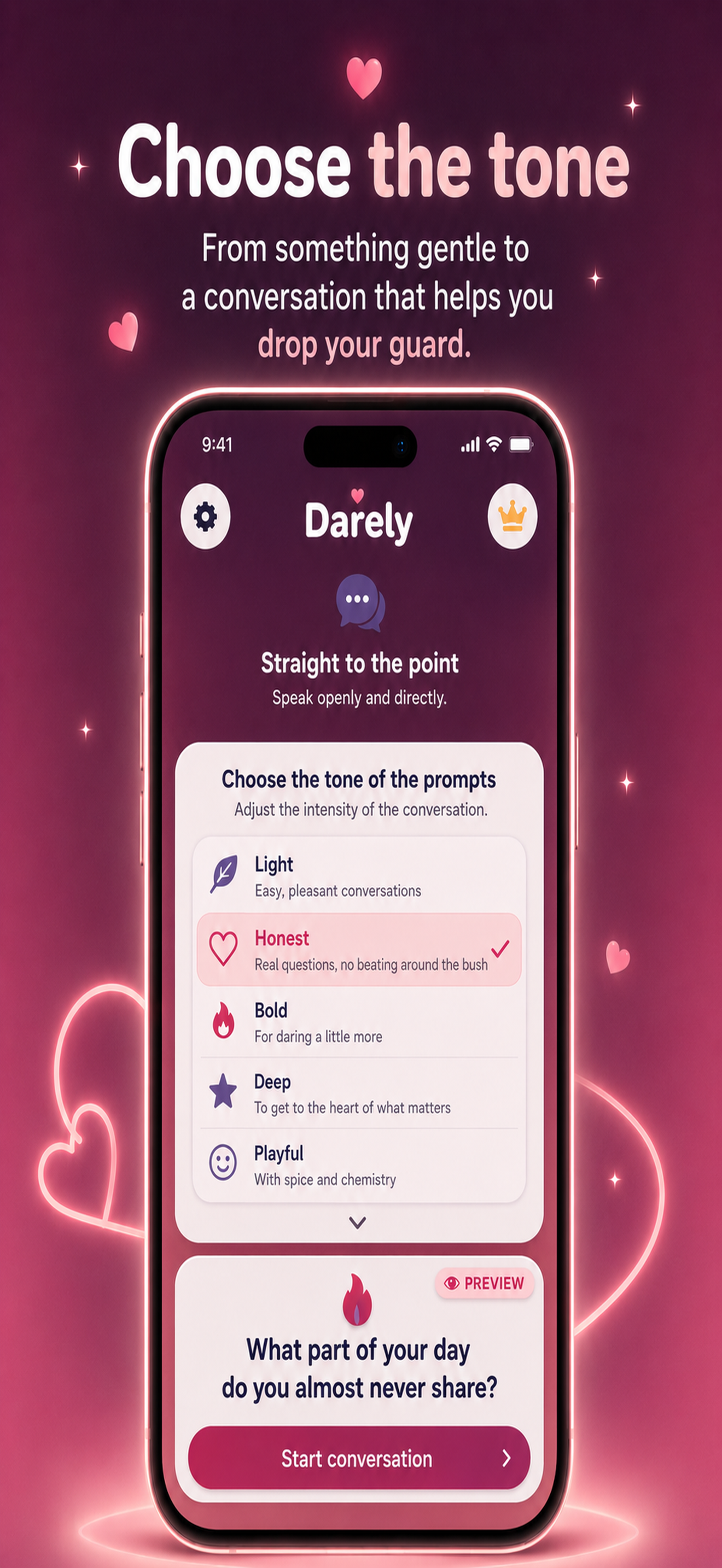 Darely: Couple Questions: Love