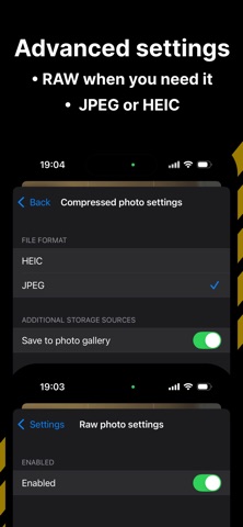 Pro Raw Manual Camera App Screenshot 4 of 4