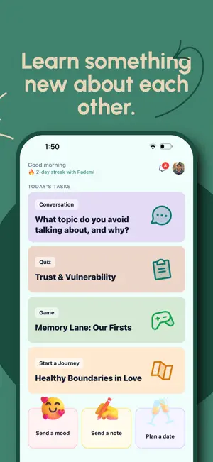 Pademi - App for Couples screenshot 1