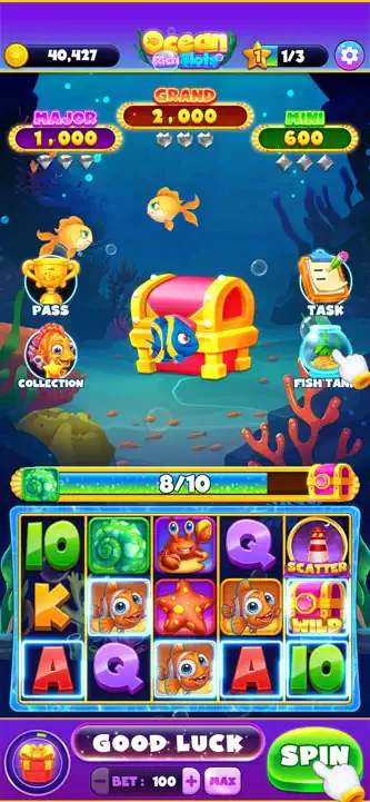 Ocean Rich Slots screenshot 2