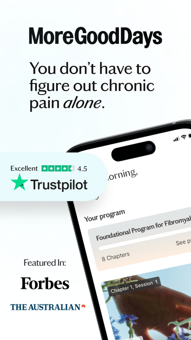 MoreGoodDays for Chronic Pain Screenshot