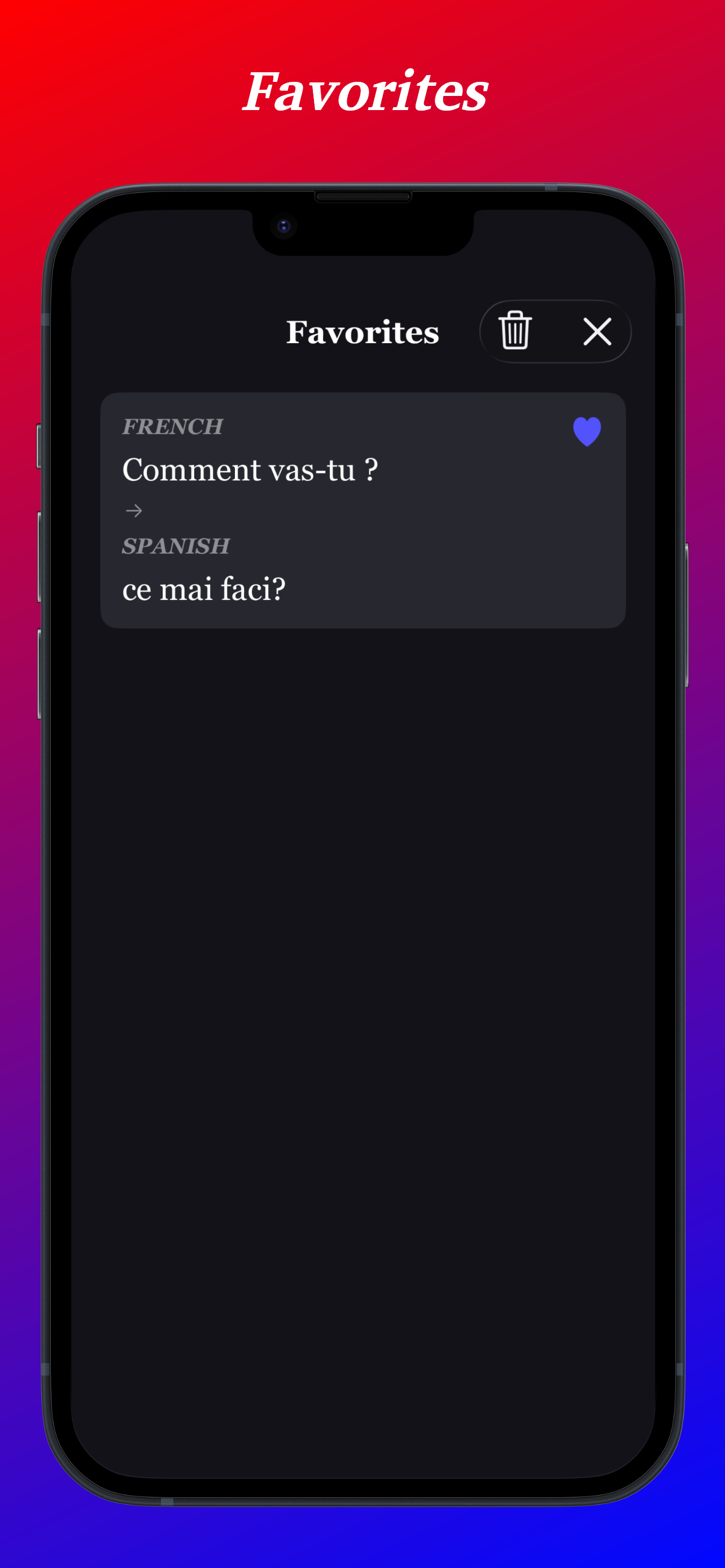 French Translator App