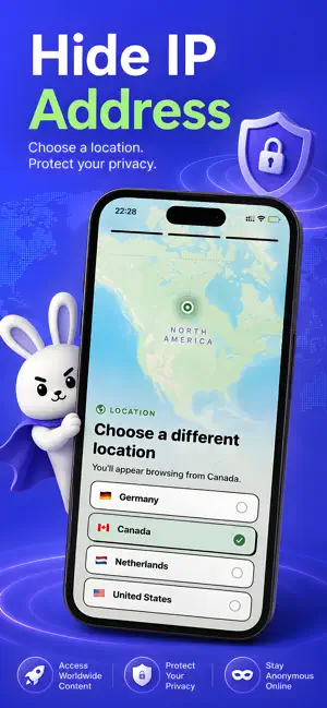 Rabbit VPN • Change Location screenshot 2