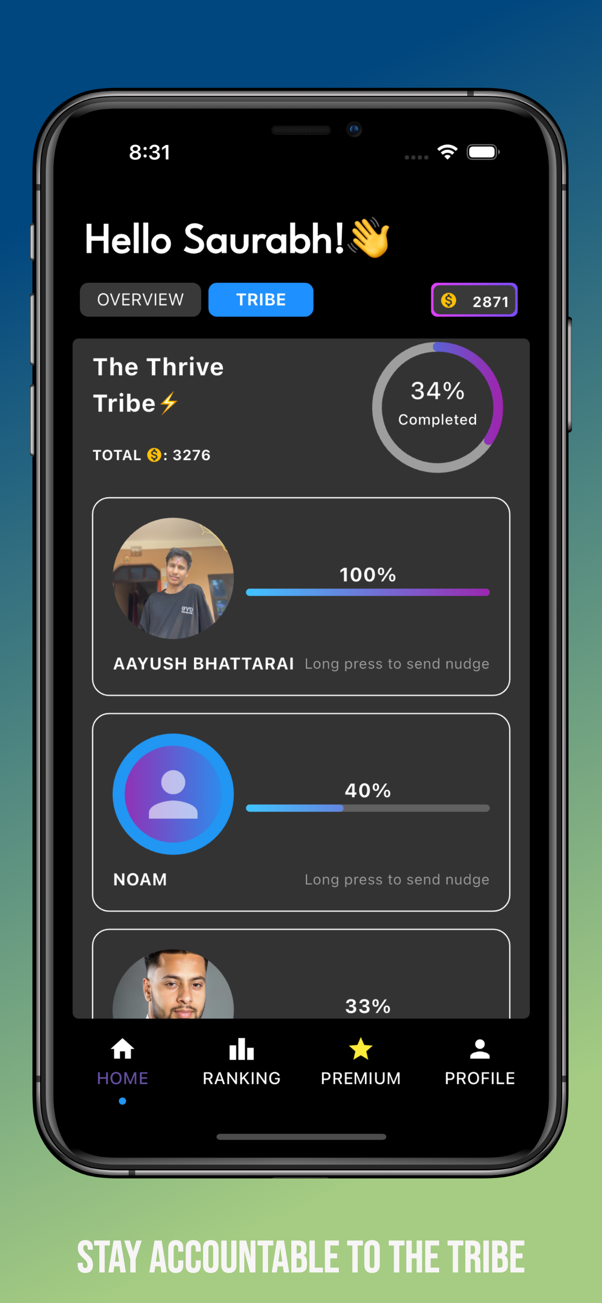 BetterU - Social Habit Tracker