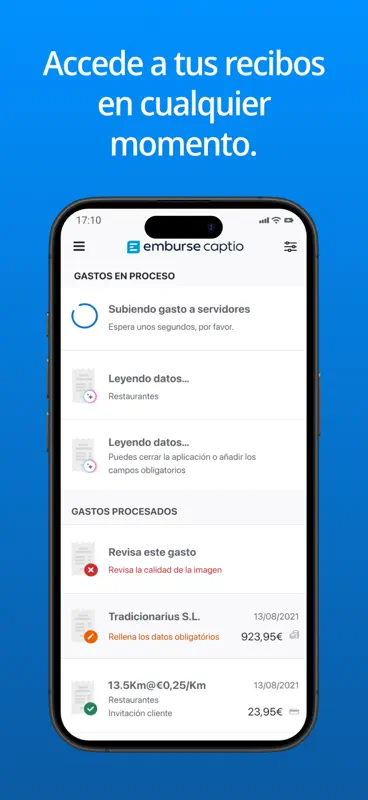 Captio - Informes de gastos screenshot 6 of 6