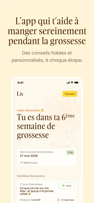 Liv l'application d'une vie screenshot 1 of 4