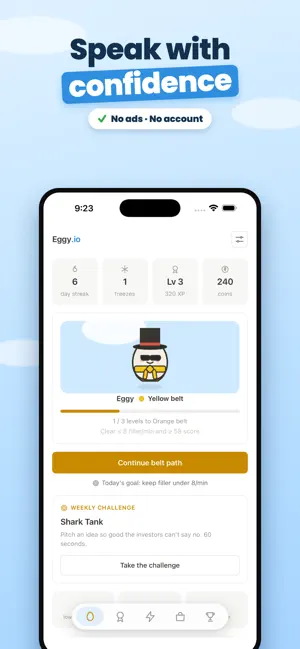 Eggy: Speech Coach screenshot 1