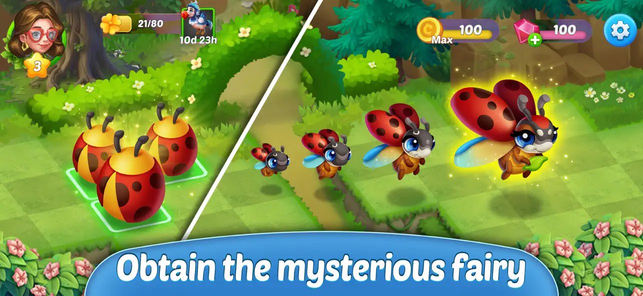 Fairyland - Merge & Match Hack screenshot 3 - game app interface