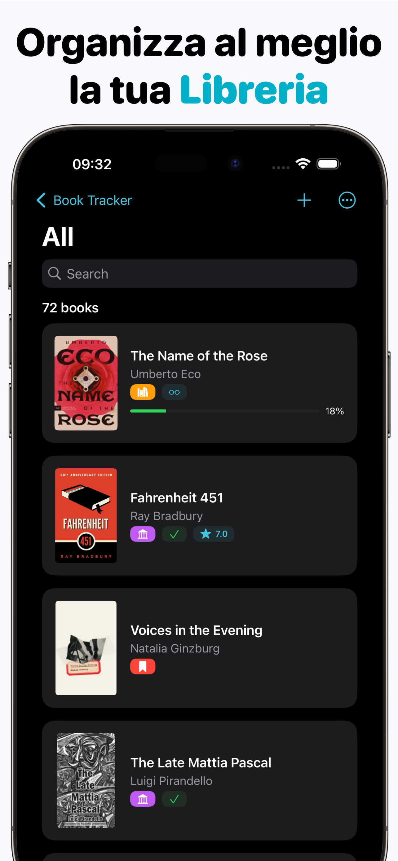 Book Track: Libri letti e TBR