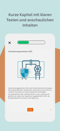 Screenshot von Skilt Lernapp Für SHK auf dem iPhone 4