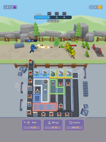 Bullet Merge Master iPad screenshot