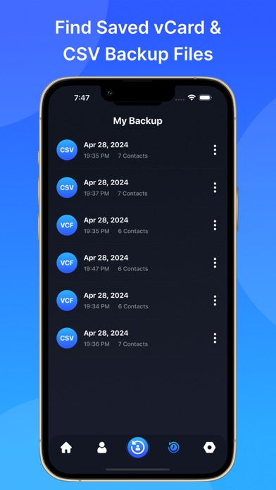 My Contact Backup & Transfer Screenshot