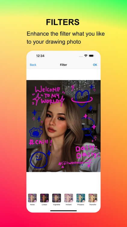 Color Pen-drawing paper photos screenshot-3