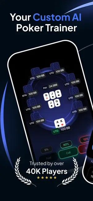 Runout Poker Trainer GTO Coach screenshot 1