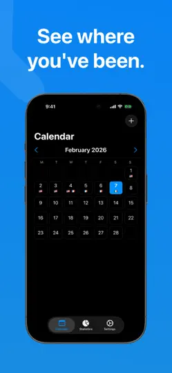 Screenshot von Roamdays - Travel Calendar auf dem iPhone 3