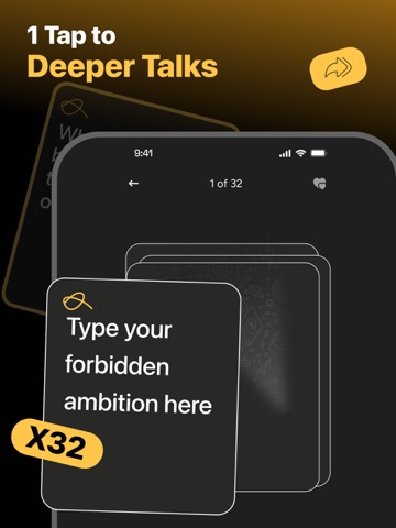 flamingo cards-Deep Questions iPad screenshot