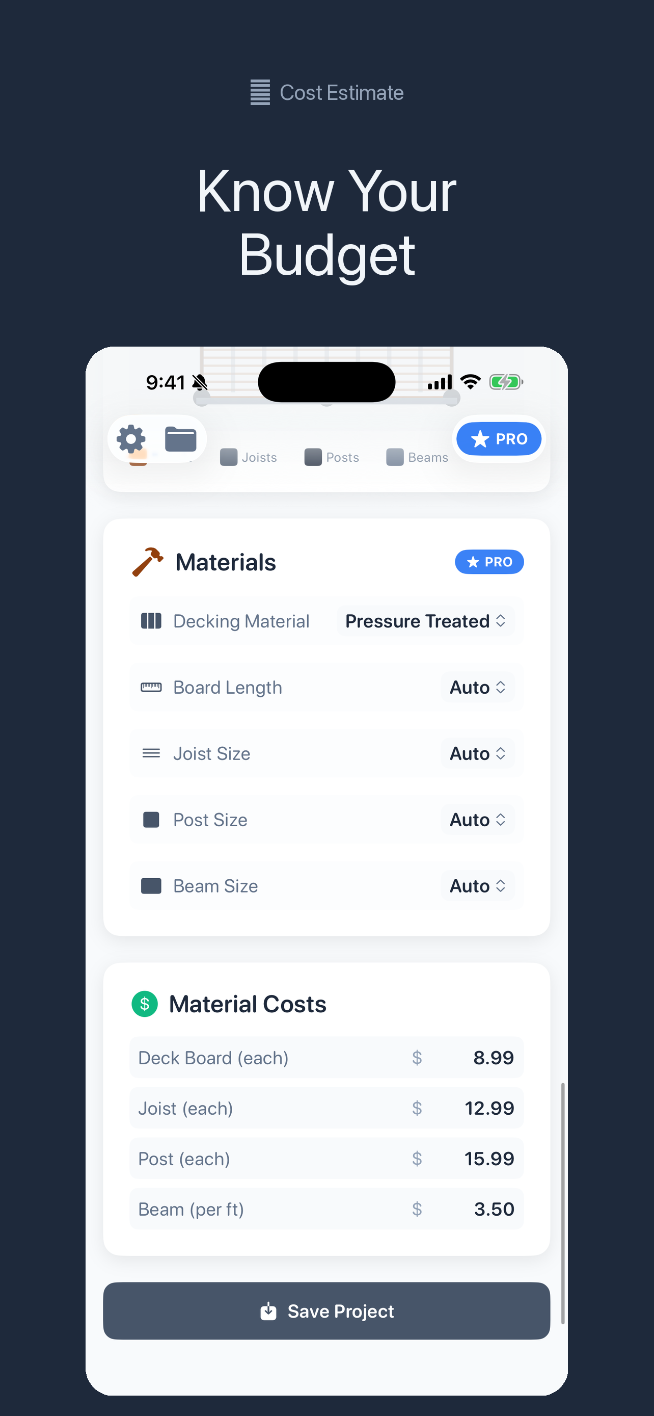 Deck Calculator Pro