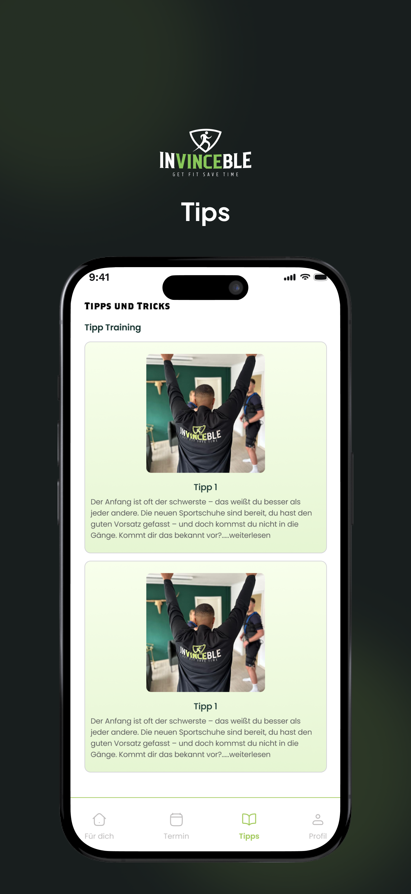 Invinceble fit screenshot 5